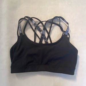 Cross Strap Sports Bra VS Sport Black Size Large